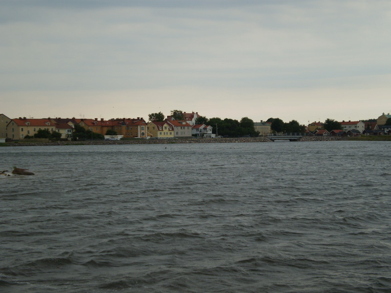 Kalmar, Widok na miasto z morza